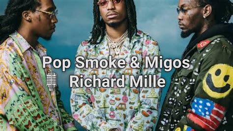 pop smoke richard mille lyrics|Migos & Pop Smoke: Song Lyrics, Music Videos & Concerts.